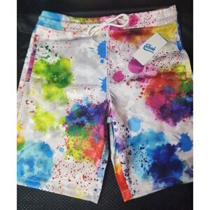 Fresh Prints of Bel Air Unisex Multicolor Print T-Shorts Size Medium